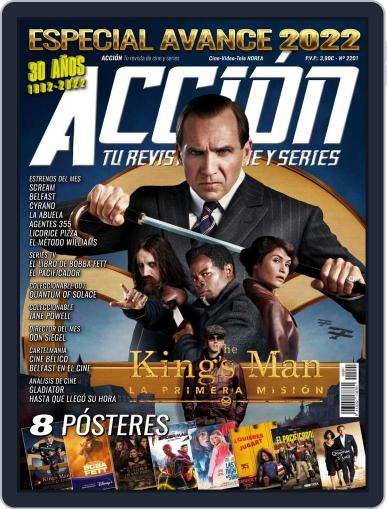 Accion Cine-video January 1st, 2022 Digital Back Issue Cover