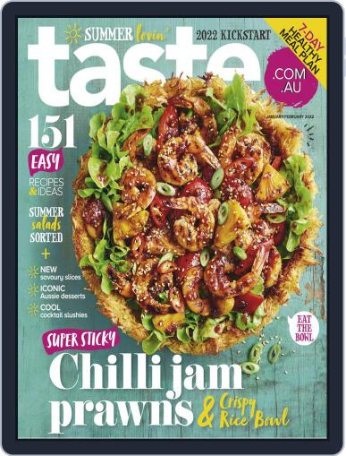 Taste.com.au January 1st, 2022 Digital Back Issue Cover