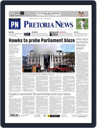 Pretoria News January 3rd, 2022 Digital Back Issue Cover