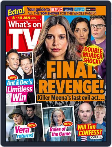 What's on TV January 8th, 2022 Digital Back Issue Cover