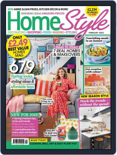 HomeStyle United Kingdom February 1st, 2022 Digital Back Issue Cover