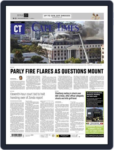 Cape Times January 4th, 2022 Digital Back Issue Cover