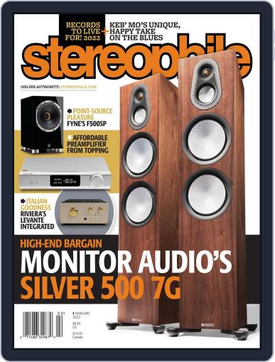 Stereophile February 1st, 2022 Digital Back Issue Cover