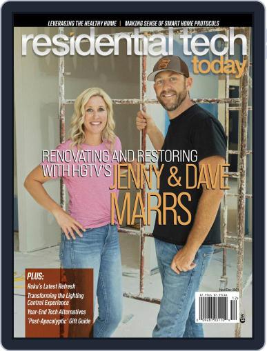 Residential Tech Today November 1st, 2021 Digital Back Issue Cover
