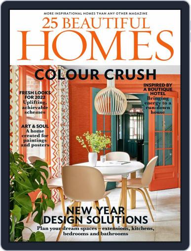 25 Beautiful Homes February 1st, 2022 Digital Back Issue Cover