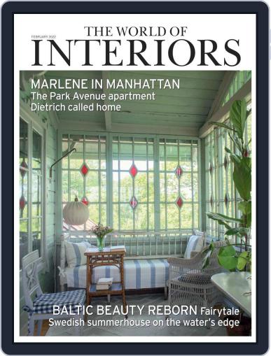 The World of Interiors February 1st, 2022 Digital Back Issue Cover