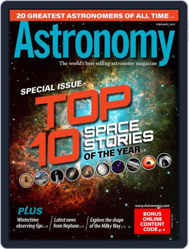 Astronomy February 1st, 2022 Digital Back Issue Cover