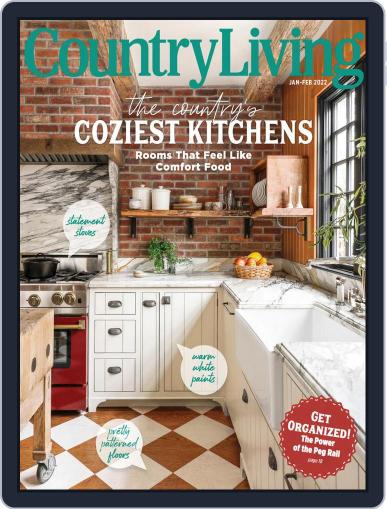 Country Living January 1st, 2022 Digital Back Issue Cover
