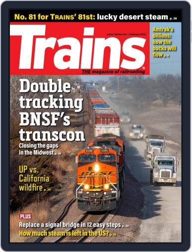 Trains (Digital) February 1st, 2022 Issue Cover