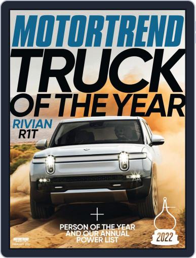 MotorTrend February 1st, 2022 Digital Back Issue Cover