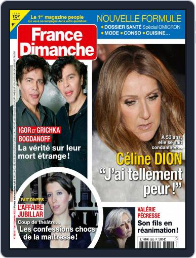 France Dimanche January 7th, 2022 Digital Back Issue Cover
