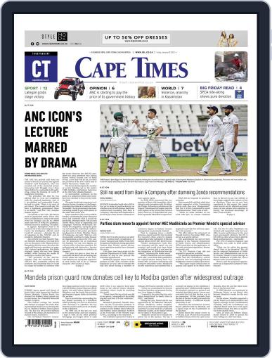 Cape Times January 7th, 2022 Digital Back Issue Cover