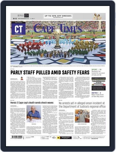 Cape Times January 10th, 2022 Digital Back Issue Cover