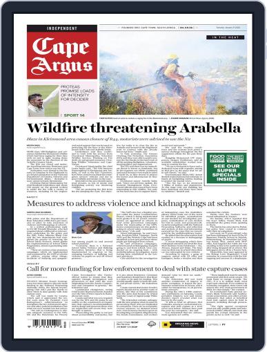 Cape Argus January 11th, 2022 Digital Back Issue Cover