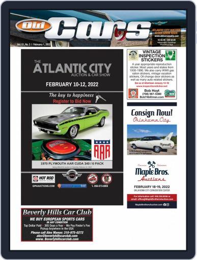 Old Cars Weekly February 1st, 2022 Digital Back Issue Cover