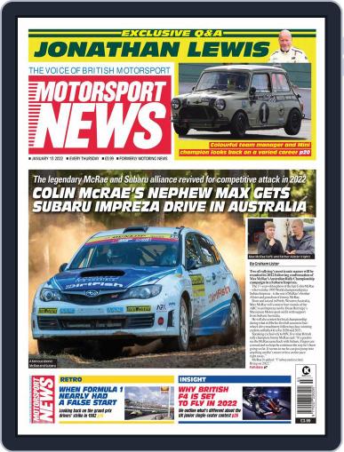 Motorsport News January 13th, 2022 Digital Back Issue Cover