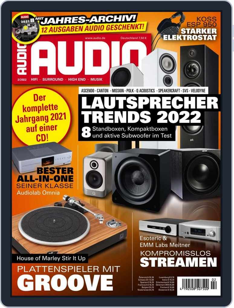 Audio Germany 02/2022 (Digital)