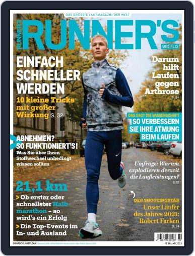 Runner’s World Deutschland February 1st, 2022 Digital Back Issue Cover