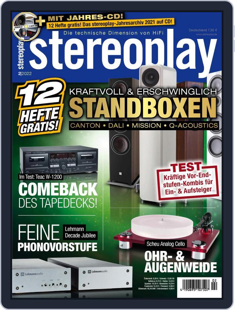 stereoplay (Digital) Subscription                    February 1st, 2022 Issue