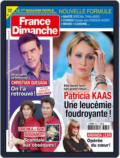 France Dimanche January 14th, 2022 Digital Back Issue Cover
