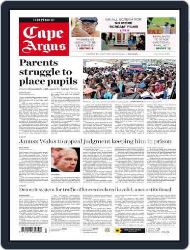 Cape Argus January 14th, 2022 Digital Back Issue Cover