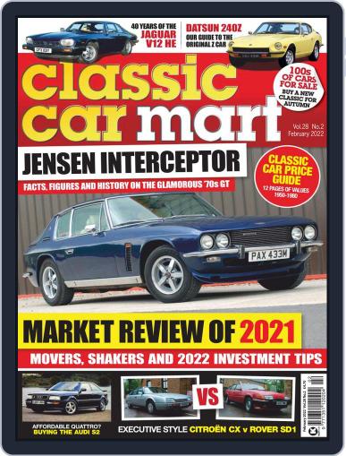 Classic Car Mart February 1st, 2022 Digital Back Issue Cover