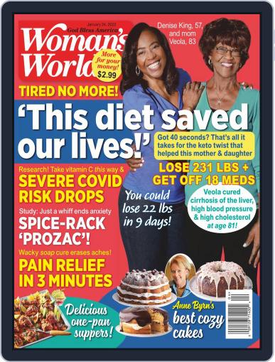 Woman's World January 24th, 2022 Digital Back Issue Cover