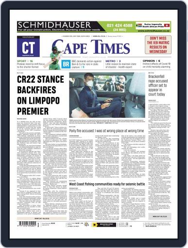 Cape Times January 17th, 2022 Digital Back Issue Cover