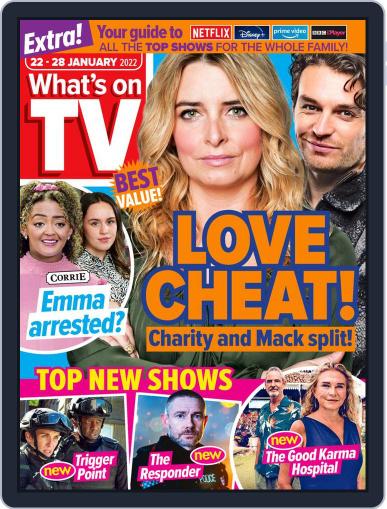 What's on TV January 22nd, 2022 Digital Back Issue Cover