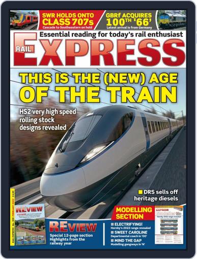Rail Express February 1st, 2022 Digital Back Issue Cover