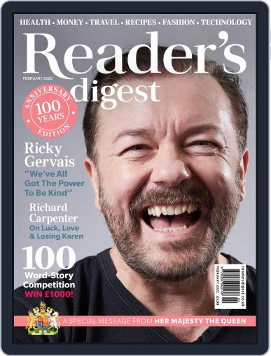 Reader's Digest UK February 1st, 2022 Digital Back Issue Cover