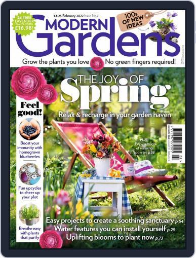 Modern Gardens February 1st, 2022 Digital Back Issue Cover