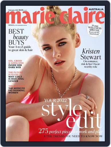 Marie Claire Australia February 1st, 2022 Digital Back Issue Cover