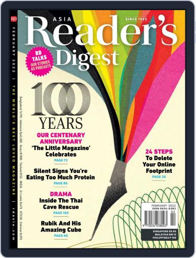 Reader’s Digest Asia (English Edition) February 1st, 2022 Digital Back Issue Cover