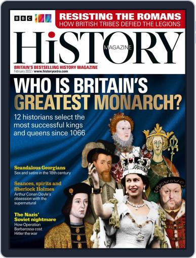 Bbc History February 1st, 2022 Digital Back Issue Cover