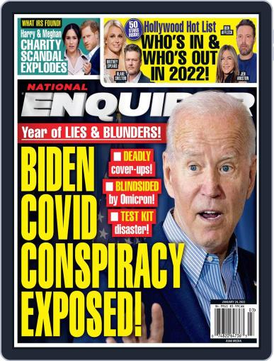 National Enquirer January 24th, 2022 Digital Back Issue Cover