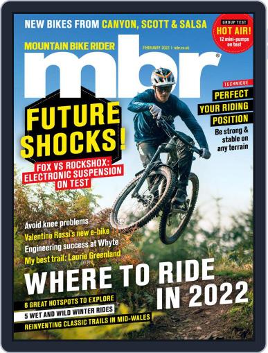 Mountain Bike Rider February 1st, 2022 Digital Back Issue Cover