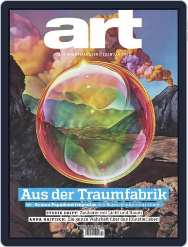 art Magazin February 1st, 2022 Digital Back Issue Cover