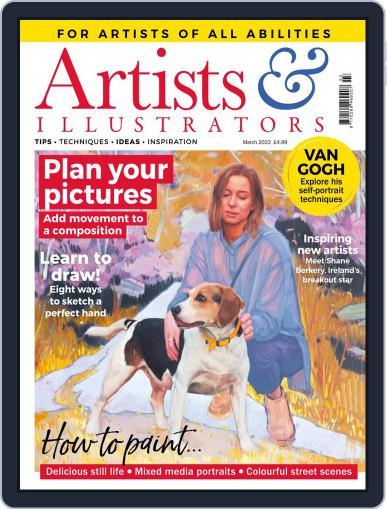 Artists & Illustrators March 1st, 2022 Digital Back Issue Cover