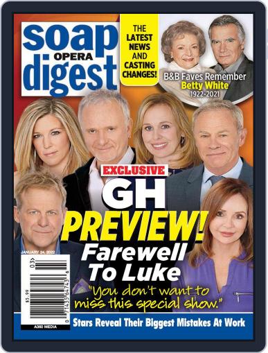 Soap Opera Digest January 24th, 2022 Digital Back Issue Cover