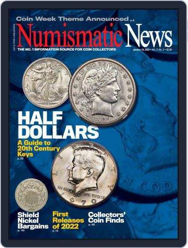 Numismatic News January 18th, 2022 Digital Back Issue Cover