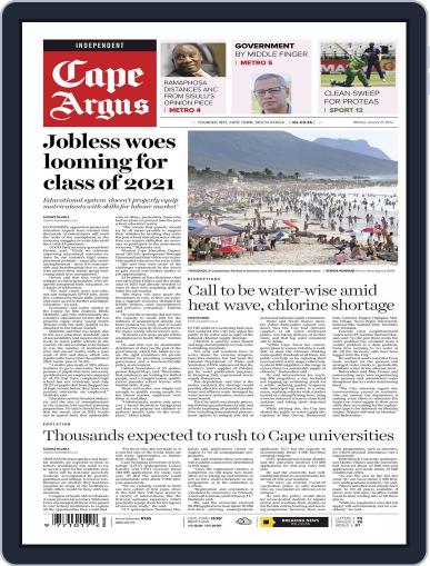 Cape Argus January 24th, 2022 Digital Back Issue Cover