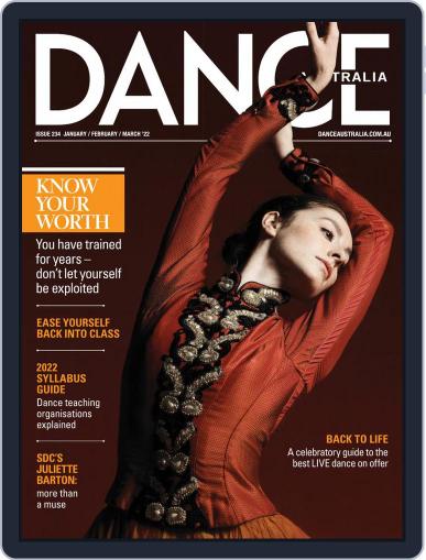 Dance Australia January 1st, 2022 Digital Back Issue Cover