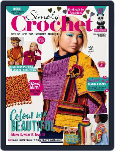 Simply Crochet January 10th, 2022 Digital Back Issue Cover