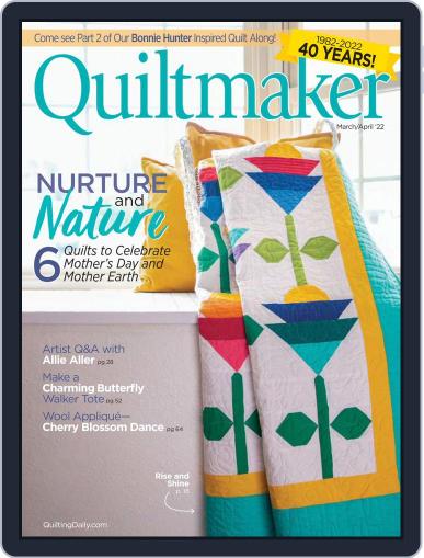 QUILTMAKER March 1st, 2022 Digital Back Issue Cover