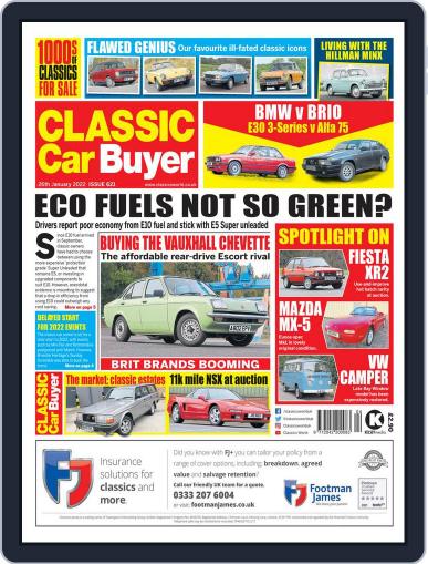 Classic Car Buyer January 26th, 2022 Digital Back Issue Cover
