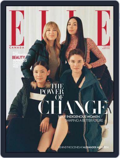 Elle Canada February 1st, 2022 Digital Back Issue Cover