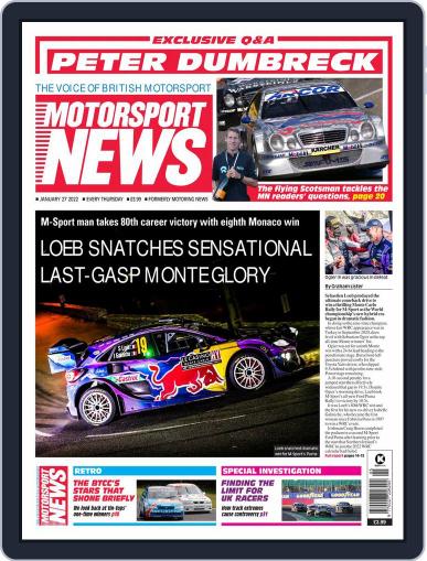 Motorsport News January 27th, 2022 Digital Back Issue Cover