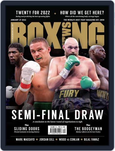 Boxing News January 27th, 2022 Digital Back Issue Cover
