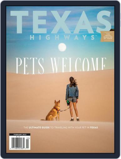 Texas Highways February 1st, 2022 Digital Back Issue Cover